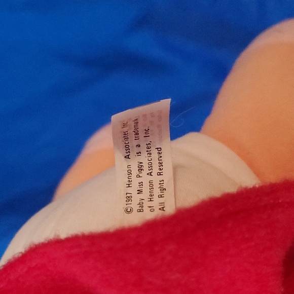 VTG NWT McDonald’s Miss Piggy Baby Christmas 1987 10" Plush Stuffed Animal - Picture 7 of 11